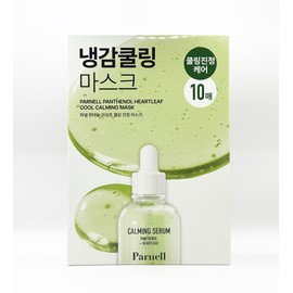 Parnell Panthenol Houttuynia cordata Cool Calming Mask (10 sheets) / 파넬 판테놀 어성초 쿨 카밍 마스크 (10매입)