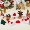 SUPERFINDINGS 9Pcs 9 Styles Wool Felt Christmas Decorations Set Felting