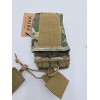FRTKK Tactical Radio Walkie Talkie Pouch Multicam American Flag Patch