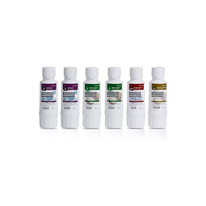 FRIZZLIFE W5006 Water Filter Replacement Cartridge For WA99 RO Reverse