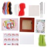 Needle Felting Kit Photo Frame Wool Felting Supplies Animal Plush