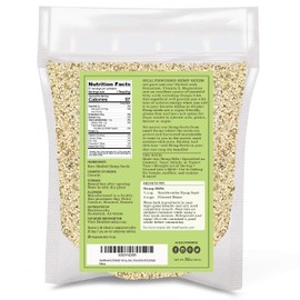 Healthworks Superfood Shelled/Hulled Hemp Seeds Canadian - 32 Oz / 2 Lbs - Premium & All-Natural - Contains Omega 3 & 6, Fiber and Protein - Packaging May Vary