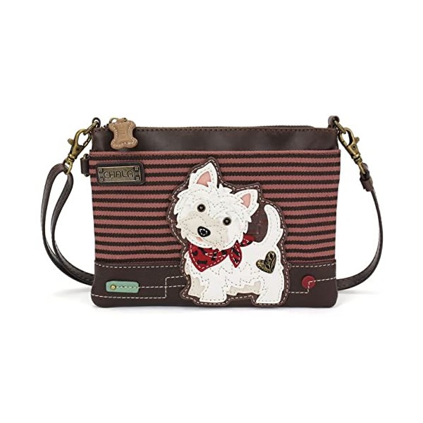 CHALA Mini Crossbody/Purse with Convertible Strap Stylish, Compact, Versatile, Gray,