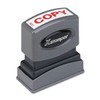 One-Color Title Message Stamp,"Copy," Pre-Inked/Re-Inkable, Red (1359) (3 Pack)