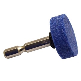 Takagi EARTH MAN WA60 Whetstone with Shaft for Stainless Steel, Hexagonal Shaft, 0.25 inches (6.35 mm), Disc Type