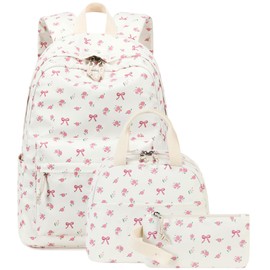 Bluboon - Mochila escolar para adolescentes y niñas, con caja de almuerzo, estuche para lápices, mochila para portátil de viaje, mochila informal