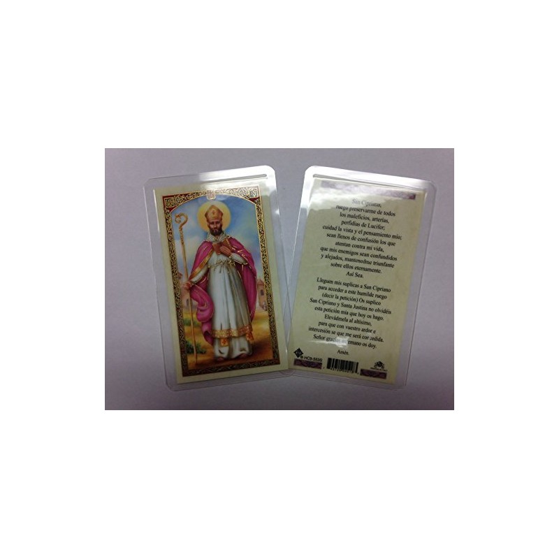 Holy Prayer Cards for Saint Cipriano (San Cipriano) of 2