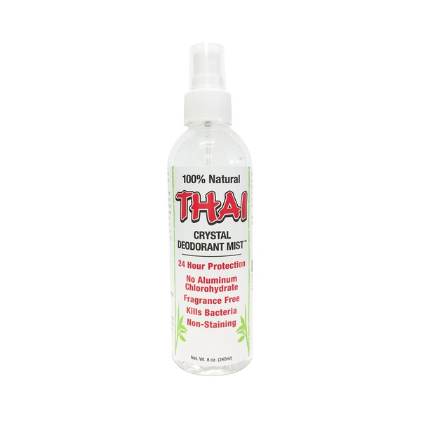 THAI Natural Crystal Deodorant Mist Spray (8 Fluid Ounces)