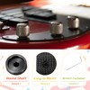 QUARKZMAN 4pcs Guitar Knobs Metal, Volume Tone Control Dome Knobs,