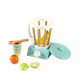 Maisonelle Nature Wooden Mixer Toy with Accessories
