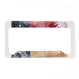 CafePress North Carolina Flag License Plate Holder Aluminum License Plate Frame, License Tag Holder
