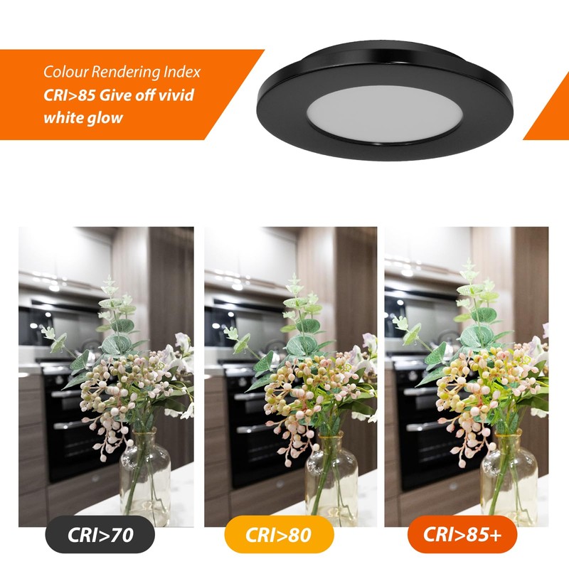 Dream Lighting 12V LED Recessed Down Light Cool White Caravan