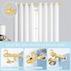 TANGWIN Gold Curtain Rods for Windows 48 to 84 Inch(4-7ft),1