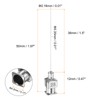 HARFINGTON 10pcs 28Gauge Stainless Steel Dispensing Needles, 1 1/2" All