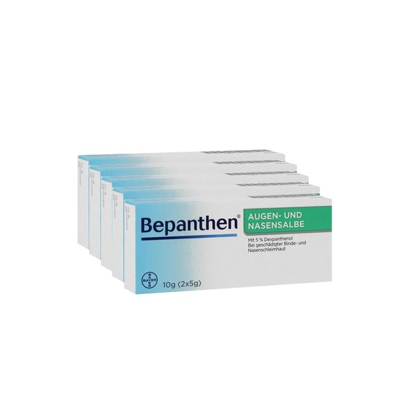 Bepanthen Eye and Nose Ointment 10 g Pack of 5