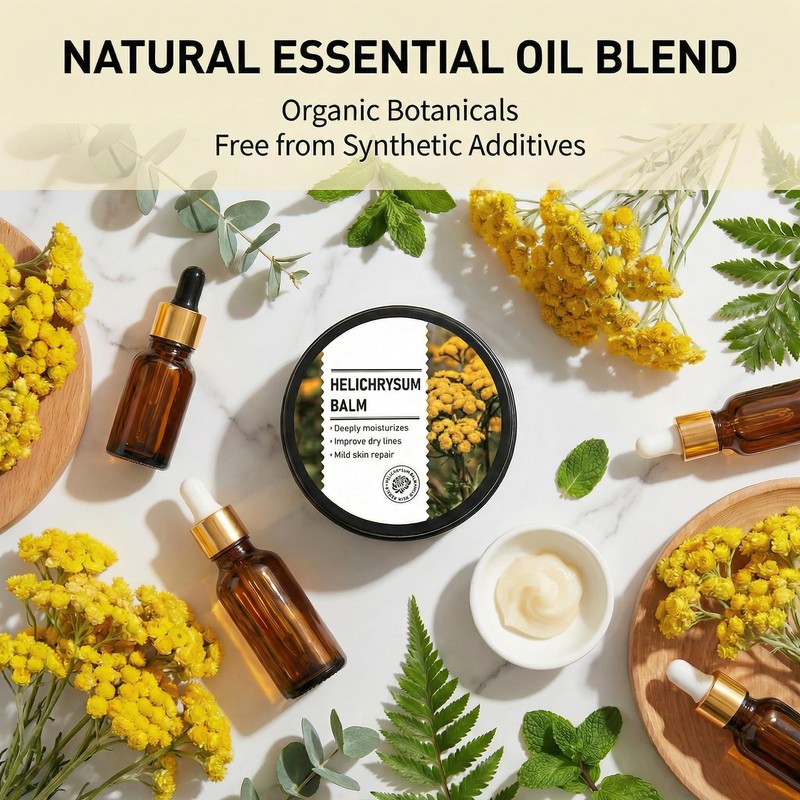Grospe Helichrysum Balm with Essential Oil for Face & Body,
