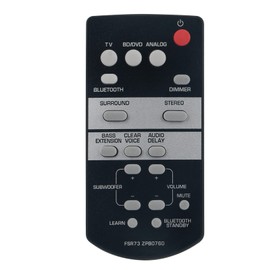 VINABTY FSR73 ZP80760 Replacement Remote Control Compatible with Yamaha AV Receiver TS-1050 YAS-105 SRT-700 TS1050 YAS105 SRT700