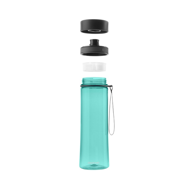 Tritan Water Bottle with Strainer 600ml Infuze Blue