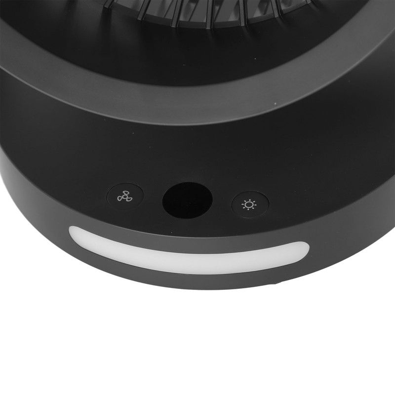 USB Desk Fan with Night Light 5 Speeds Quiet Portable