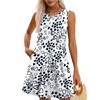 Womens Dresses Casual Summer Dresses Pleated Sundresses Women Beach Fashion
