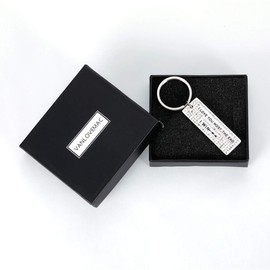 I love you most,the end I win key chain gift fashionable shiny Valentine's Day Christmas gift, white