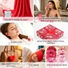 35-Pc Cherry Blossom Rose Get Well Soon Spa Gift Set,