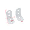 Coshar 20pcs Iron L Bracket Joint Right Angle Bracket Heavy