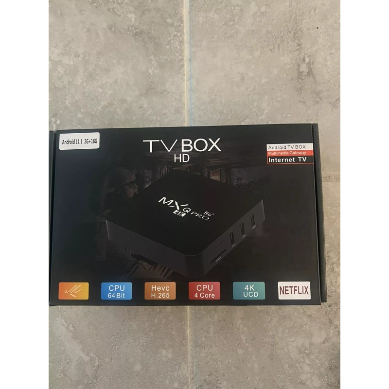 MXQ Pro 5G 4K (Android 11.1) 2gb/16gb Android TV Box