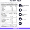 NEWMANITY Memory Gold Nootrópico para Memoria, Enfoque y Claridad Mental