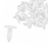 Motoforti 40pcs 4.5mm Hole Dia Plastic Bolt Rivets Fasteners Clip