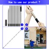 Paint Roller Extension Pole 11.8Ft,10 Segmented Lightweight Stainless Steel Telescopic