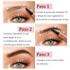 Ceja Microblading 3D(4 PCS)，Tatuaje Lápiz 4 Tenedor Tip，Magic Lápiz de