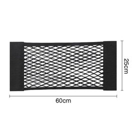 Kofferraum Netztasche, Kofferraum Netz mit Klettverschluss, Strapazierfähige Kofferraumnetz, Auto Aufbewahrungsnetz für Auto/SUV 60X25cm 2 Stück
