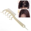 10pcs Z Shaped Wide Tooth Comb Stylish Portable Double Sided