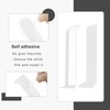 COUKIU Self Adhesive Baseboard Corner Blocks, 4inch(Width)3 Inside + 3
