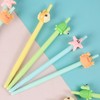 New Creative Marine Animal Shaped Waterproof Lip Liner Pen - Cute Character for Precise Application Black:0.5mm 20ea