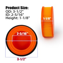 Ceukius 3 Pack 951-14628 Air Filter with Pre Filter for MTD Cub Cadet Troy-Bilt 5T65RU 5T65RUA 5T65VUA 1T65TU 1T65DT 140cc OHV Engines, Replaces # 751-14628 490-200-M057