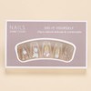 POKENGDA Coffin Acrylic Fake Nails Design,Nail glue included,Long Super Bling