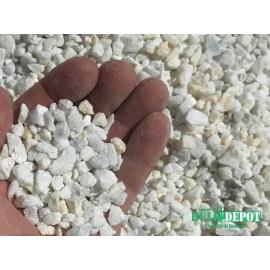 Mighty 109 24 Pounds of White Dolomite Pea Gravel Rock from Engine 109 The Bulk Depot