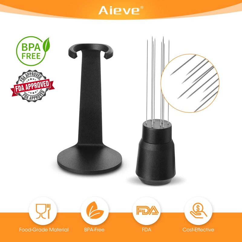 AIEVE WDT Tool, Espresso Distribution Tool Coffee Distributor Needle with