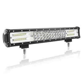 Willpower 18 Inch 252W Led Light Bar Spot Flood Combo Beam 12V 24V Fog Work Lamps Driving Offroad Lights for 4x4 Truck Tractor Boat Car ATV UTV SUV