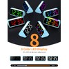 Netzu Digital Alarm Clock Children with Light, Colourful LED Display,