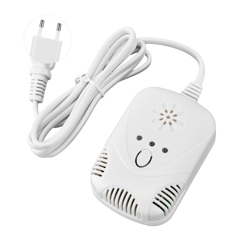 Home Combustible Gas Detector Sound Light Alarm 85dB/m for Natural