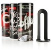 com-four® Coffee Pod Tins, Decorative Tin, Storage Containers for Coffee