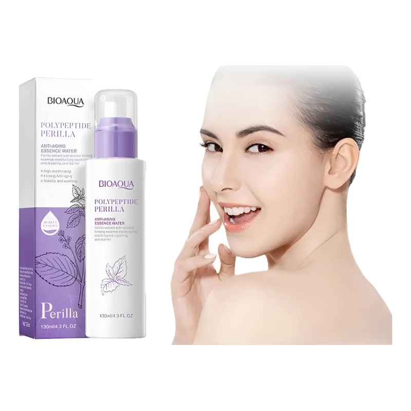 Essence Water + Crema Facial Polypeptide Perilla Bioaqua Todo Tipo