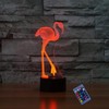 Creative 3D Flamingo Night Light 16 Colors Changing USB Power