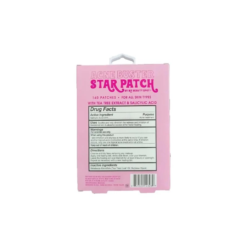 Parches Anti Acné Estrellas My Beauty Spot Facial 140 Pzas
