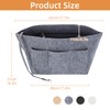 LITLANDSTAR Handbag Organiser Insert, Felt Insert Bag Purse Organiser Multi-Pocket