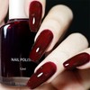Cherry Red Nail Polish, 12ml Quick Dry Nail Lacquer, Nail