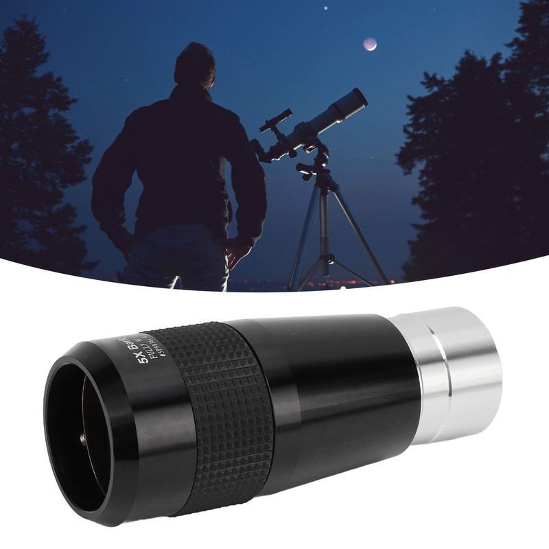 1.25 Inch 5 X Telescope Barlow Lens Multi Coated Repeated